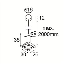 Modular Track 48V Suspension Kit 2000