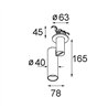 Modular Passage Semi-Recessed Adjustable 40 1x LED DE | Recessed spot