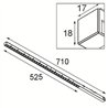 Modular Pista Linear Spots Track 48V 710 1x LED | Track lighting fixture