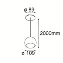 Modular Marbul Suspended 109 1x LED DE | Hanglamp