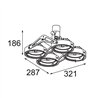 Modular Nomad Surface Adjustable 4x AR111 DE | Ceiling lamp / Wall lamp