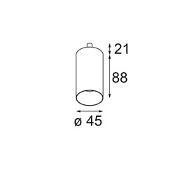 Modular Minude Jack Adjustable 45 1x LED DE | Ceiling lamp / Wall lamp