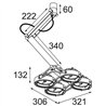 Modular Nomad Surface Adjustable 4x LED AR111 DI | Ceiling lamp