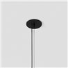 Modular Power Feed and Suspension Canopy Semi-Recessed Round 2P Extruded DE (Incl. Suspension Cable 2000)