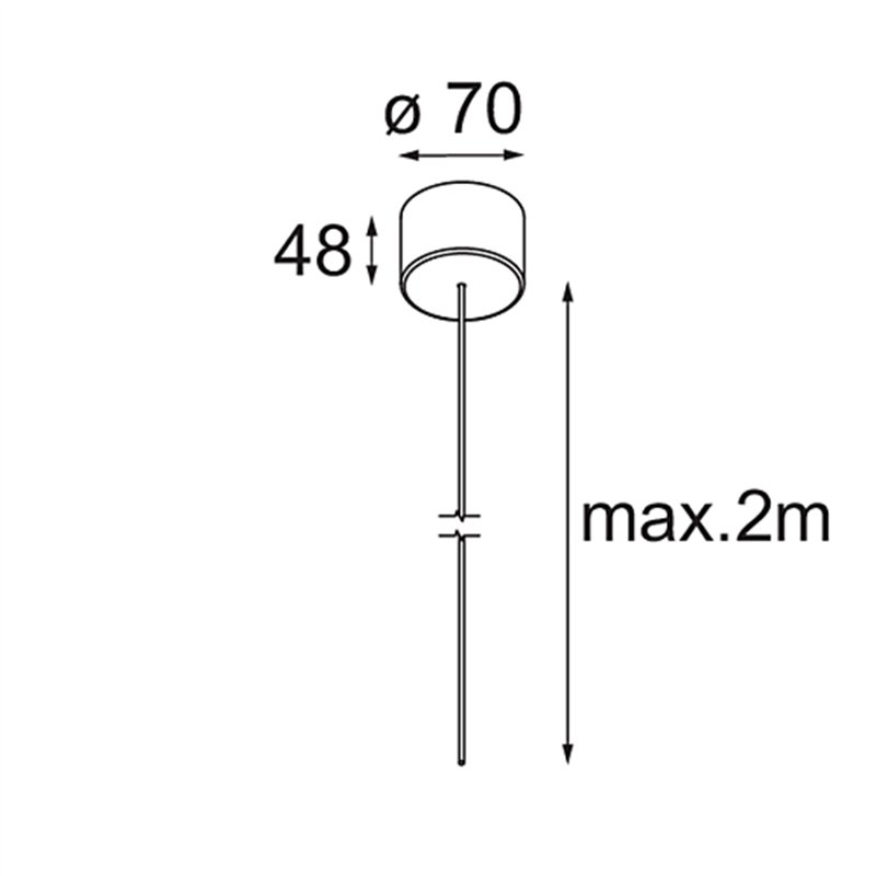 Modular Power Feed Canopy Surface DE (Incl. Power Feed Cable 2000)