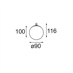 Modular Gamin Jack 90 1x LED DE | Ceiling lamp / Wall lamp