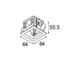 Modular Qbini Frame Recessed 1x | Inbouwspot