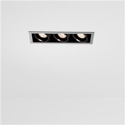 Modular Mini-Multiple Recessed Adjustable GU10 3x | Inbouwspot