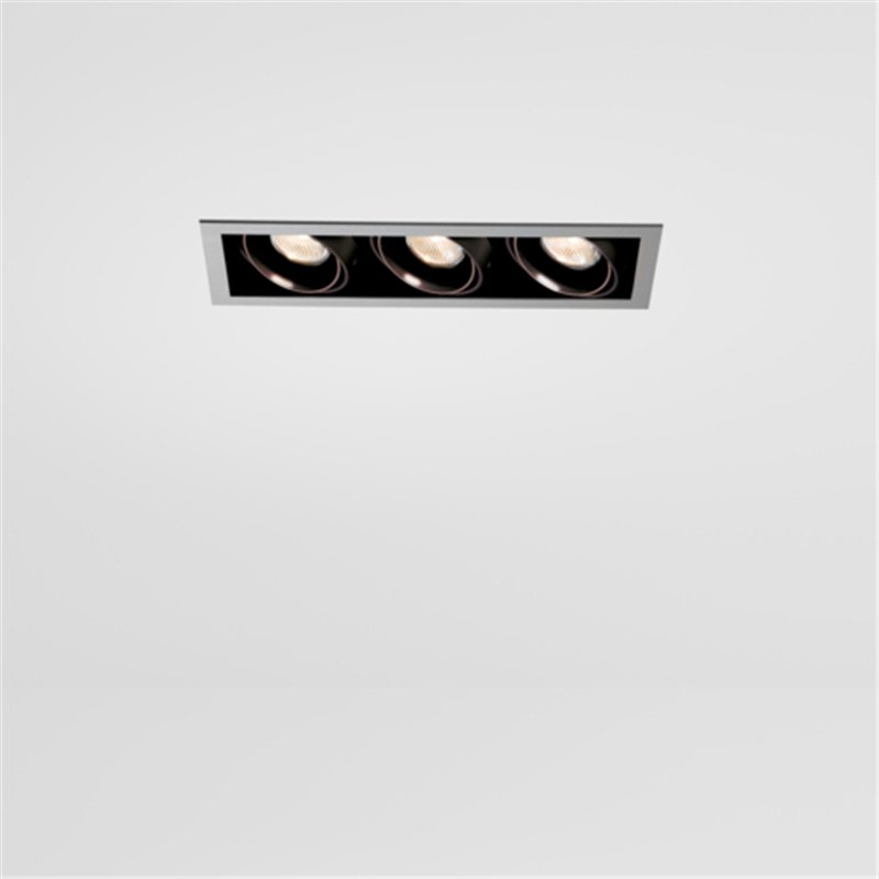 Modular Mini-Multiple Recessed Adjustable GU10 3x | Inbouwspot
