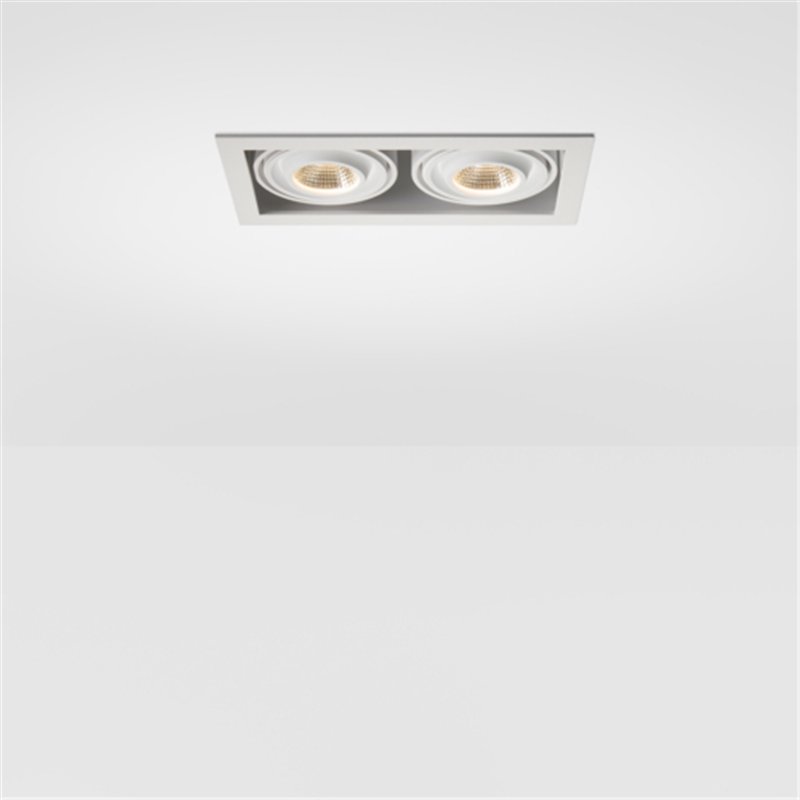 Modular Mini-Multiple Recessed Adjustable M-LED 2x DE | Inbouwspot