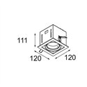 Modular Mini-Multiple Smart Ring Recessed Adjustable 1x LED DE | Inbouwspot