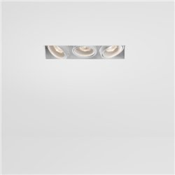 Modular Mini-Multiple Recessed Trimless Adjustable GU10 3x DE | Recessed spot