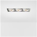 Modular Mini-Multiple Recessed Trimless Adjustable M-LED 3x DE | Inbouwspot