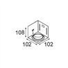 Modular Mini-Multiple Smart Ring Recessed Trimless Adjustable 1x LED DE | Recessed spot