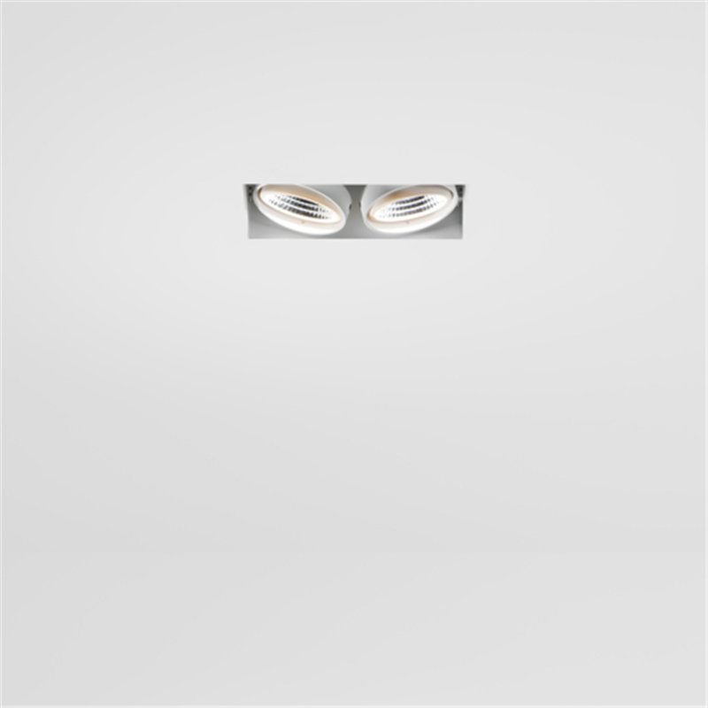 Modular Mini-Multiple Smart Ring Recessed Trimless Adjustable 2x LED DE | Inbouwspot