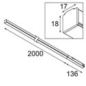 Modular Pista Linear Light Track 48V 2136 1x LED | Trackverlichting