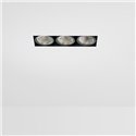 Modular Mini-Multiple Smart Ring Recessed Trimless Adjustable 3x LED DE | Inbouwspot