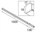 Modular Pista Linear Light Track 48V 1136 1x LED | Trackverlichting