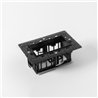 Modular Qbini Frame Recessed Trimless 2x | Recessed spot