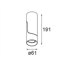 Modular Semih Surface Adjustable 61 1x LED DI | Ceiling lamp
