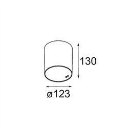 Modular Smart Tube Surface 115 1x DI 500mA | Ceiling lamp