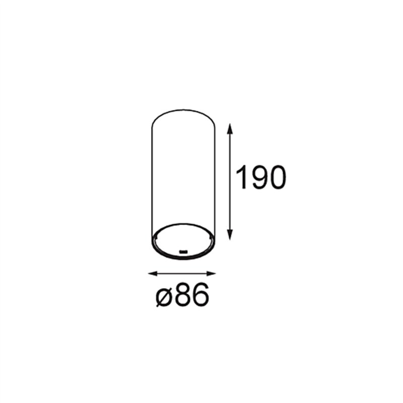 Modular Smart Tube Surface 82 XL 1x DI 500mA | Plafondlamp