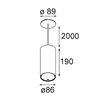 Modular Smart Tube Suspended 82 XL 1x DE | Suspension lamp