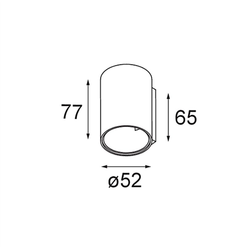 Modular Smart Tube Wall 48 1x DE | Wandlamp
