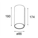 Modular Smart Tube Wall Up/Down 82 XL 2x DE | Wandlamp
