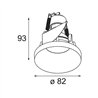 Modular Smart Kup Recessed 82 1x GU10 | Recessed spot