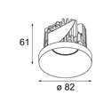 Modular Smart Kup Recessed 82 1x IP55 LED DE | Inbouwspot