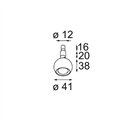 Modular Marbulito Jack Adjustable 41 1x LED DE | Plafondlamp / Wandlamp