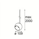 Modular Marbul Kompas Suspended Adjustable 109 1x LED DE | Hanglamp