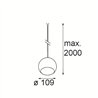 Modular Marbul Kompas Suspended 109 1x LED DE | Suspension lamp