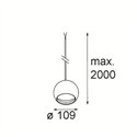 Modular Smart Ball Kompas Suspended 82 1x DE | Hanglamp
