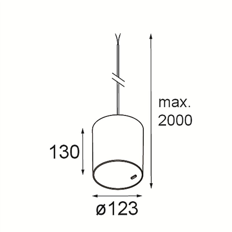 Modular Smart Tube Kompas Suspended 115 1x DE | Hanglamp