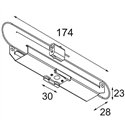 Modular Track 48V Mounting Bracket Climate Control Ceilings (10) incl.SC