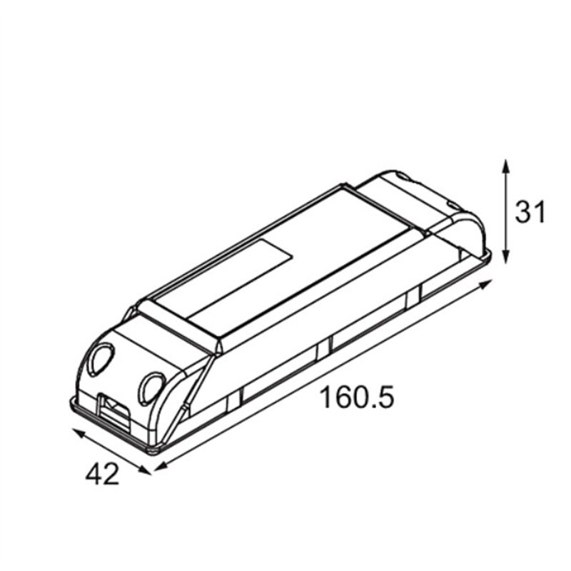 Modular LED Driver Constant Current Deep Dim 250mA 20W