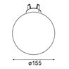 Modular Glass Ball Down 155 Placebo