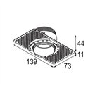 Modular Ring Recessed Trimless 50 1x