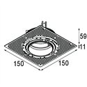 Modular Plaster Kit Trimless 150x150