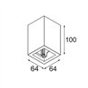 Modular Qbini Box Surface 1x DE | Ceiling lamp