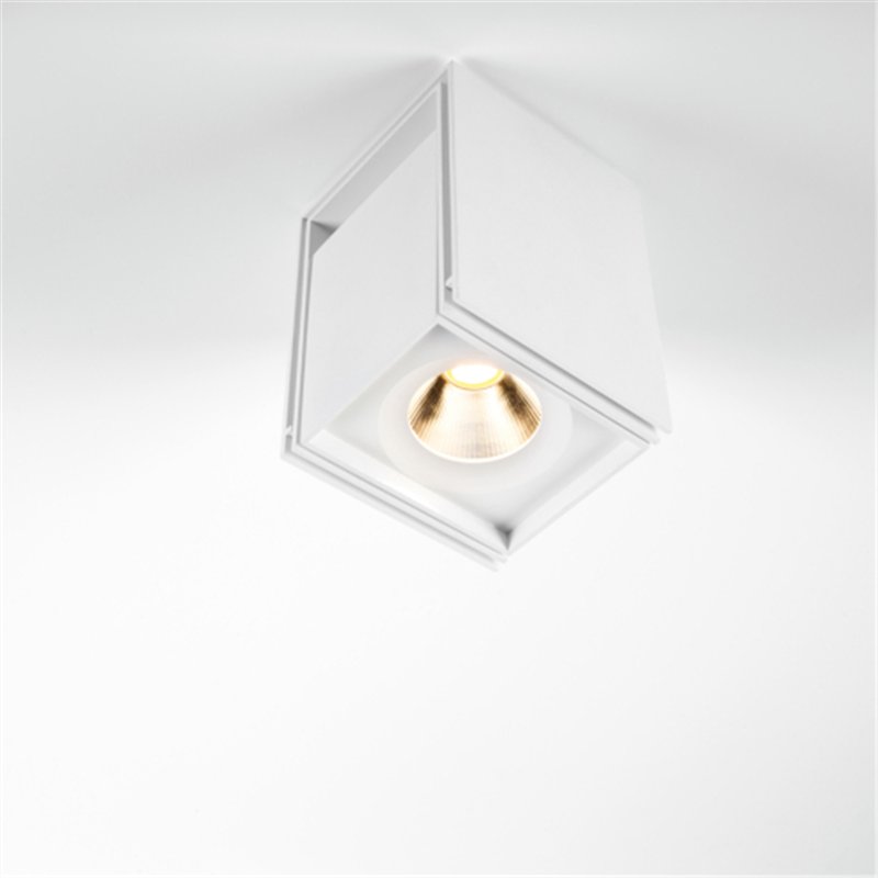 Modular Rektor Semi-Recessed Adjustable 78x78 1x LED DE | Inbouwspot
