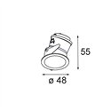 Modular Smart Lotis Asy Recessed 48 1x HO IP55 LED DE | Inbouwspot