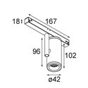 Modular Medard Track 48V Adjustable 42 1x LED | Trackverlichting