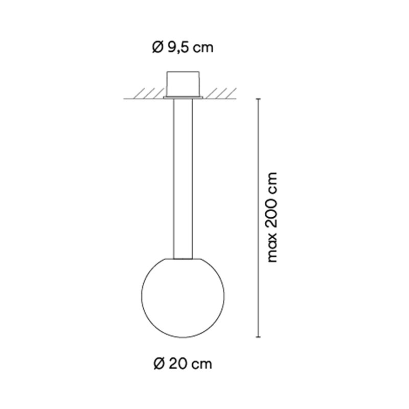 Vibia Circus solo Ø 20 cm - 0185 hanglamp