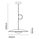 Marset Ginger 42 Oak - White | Hanglamp - Outlet