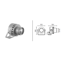 SPOCK 2 CoB 3000K optic Medium 40 degree 29W/220-240V Black