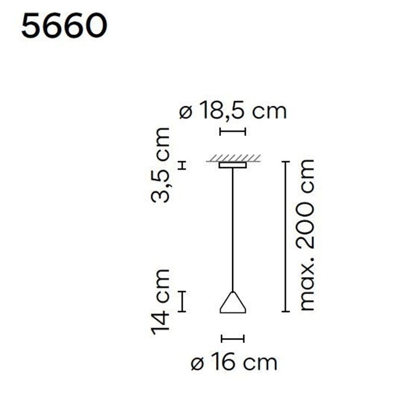 Vibia North 16 hanglamp