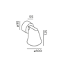 IP44 Stic Wall Lamp